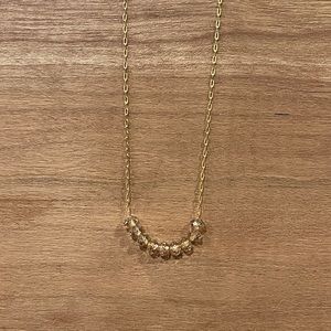 Bella Boutique Swarovski Crystal gold necklace